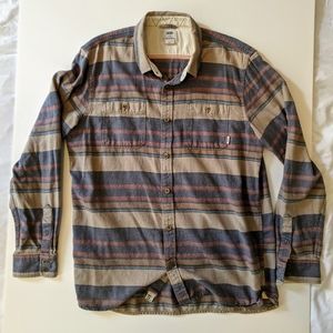 Vans Striped Button Up - Large